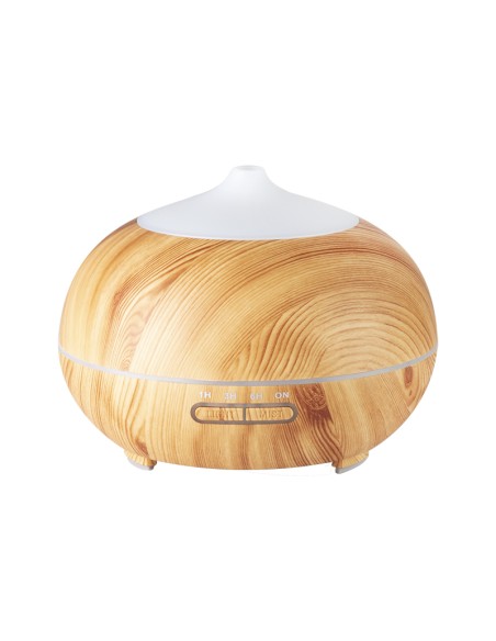 Diffusore di aromi umidificatore spa 06 legno chiaro 400 ml + timer