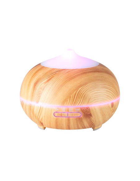 Diffusore di aromi umidificatore spa 06 legno chiaro 400 ml + timer