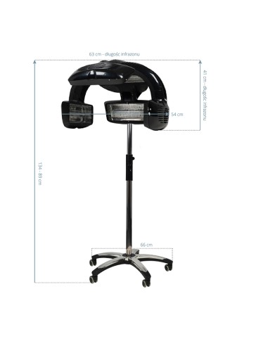 Gabbiano infrazone in piedi 628 nero