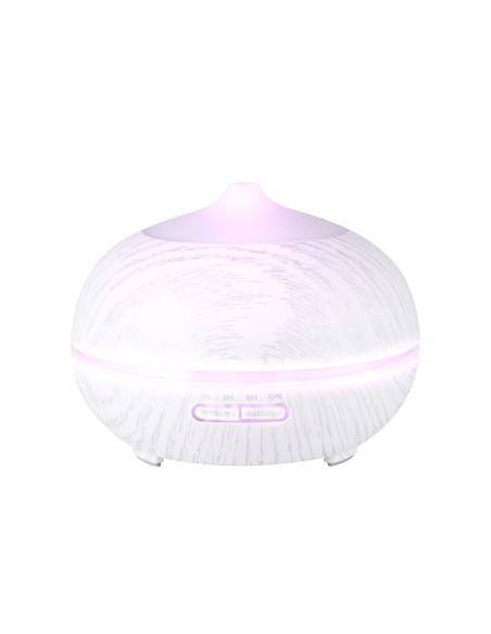 Diffusore di aromi umidificatore spa 06 legno bianco 400 ml + timer