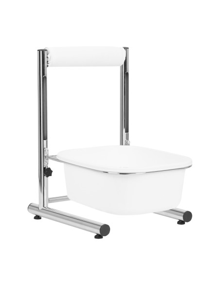 Piatto doccia pedicure regolabile in altezza cromo