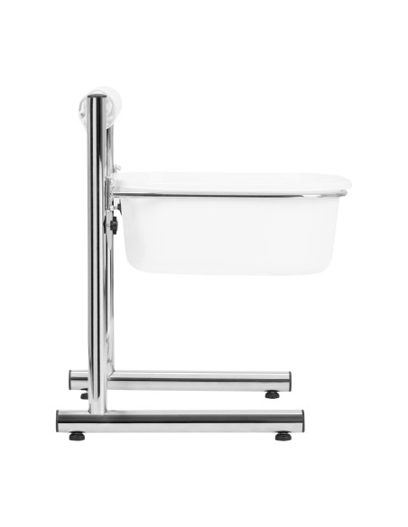 Piatto doccia pedicure regolabile in altezza cromo