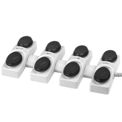 Poltrona riscaldata Azzurro a 4 motori con azionamento a...