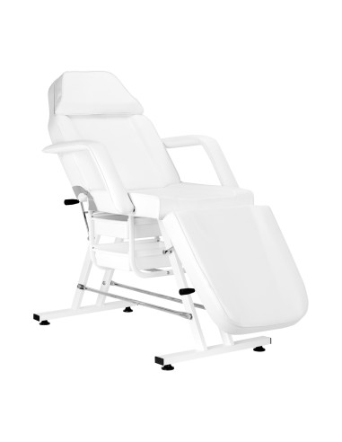 Sedia cosmetica Sillon con vassoio bianco