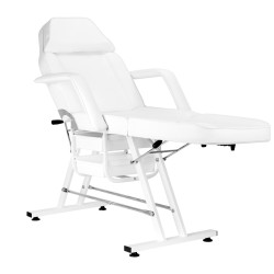 Sedia cosmetica Sillon con vassoio bianco 2