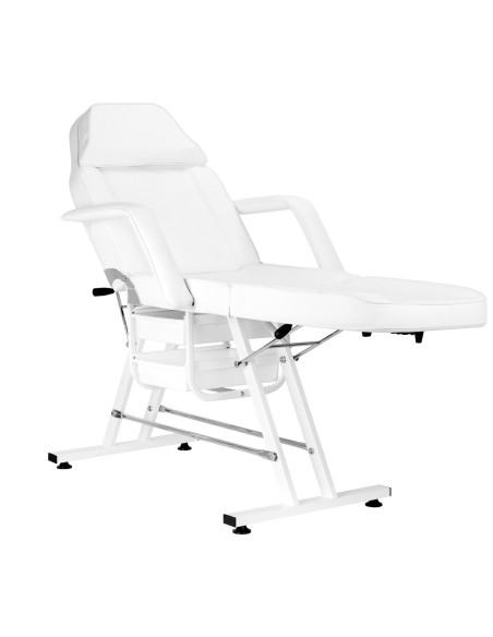 Sedia cosmetica Sillon con vassoio bianco