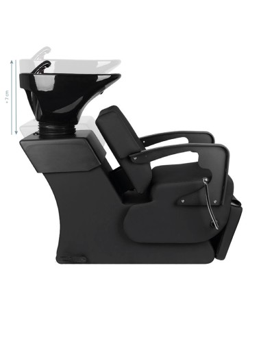 Gabbiano barber wash C37 nero regolabile 