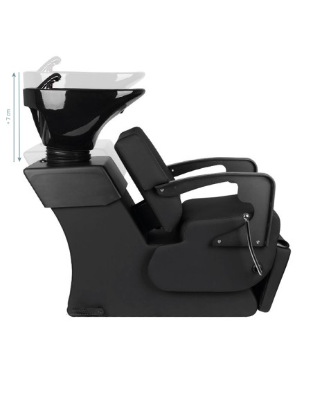 Gabbiano barber wash C37 nero regolabile 