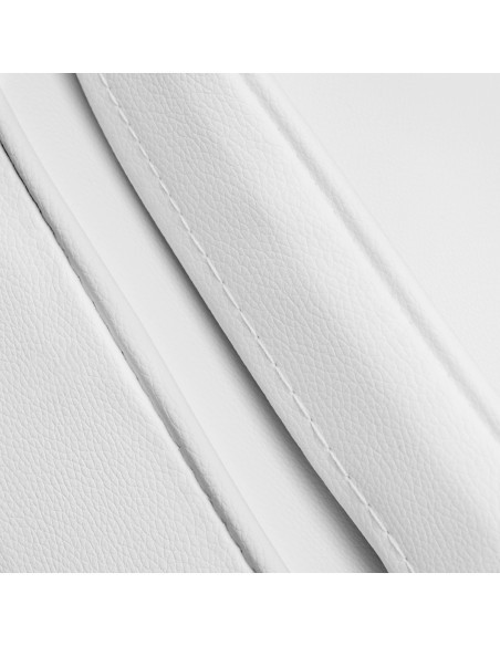 Sedia cosmetica Sillon con vassoio bianco