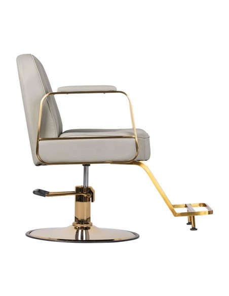 Poltrona per parrucchieri Gabbiano Acri oro - beige