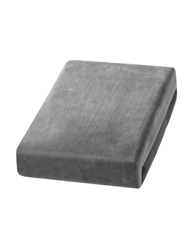 Lenzuolo in velluto grigio