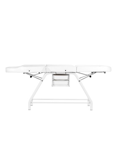 Poltrona cosmetica 557A con vassoi bianchi