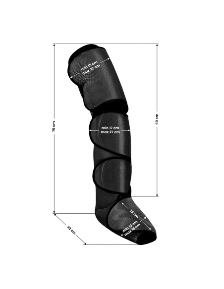 Dispositivo ELEGANTE per pressoterapia gambe + cosce - linfodrenaggio