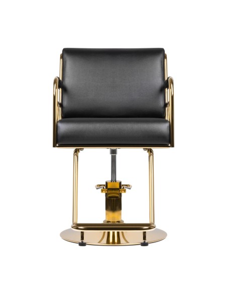 Poltrona per parrucchieri Gabbiano Prato oro - nero