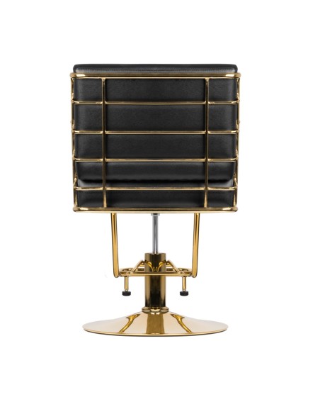 Poltrona per parrucchieri Gabbiano Prato oro - nero