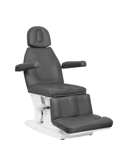 Sedia cosmetica per podologia elettr. Kate 4 siln. grigio