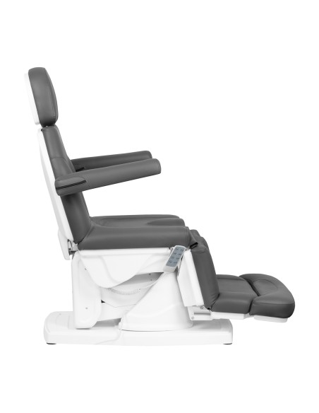 Sedia cosmetica per podologia elettr. Kate 4 siln. grigio
