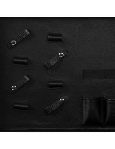 Custodia per barbiere bianca e nera