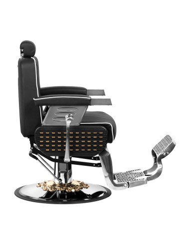 Gabbiano sedia da barbiere Livio nero