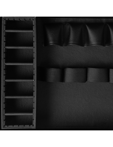 Custodia per barbiere bianca e nera