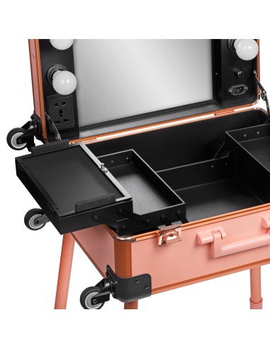 Supporto portatile a baule T-27 oro rosa