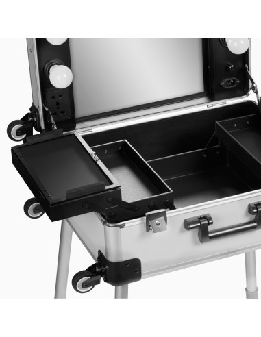 Supporto portatile a baule T-27 argento