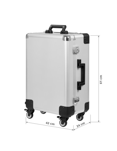 Supporto portatile a baule T-27 argento