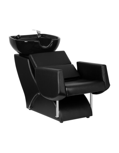 Gabbiano lavabo per parrucchiere Santiago nero