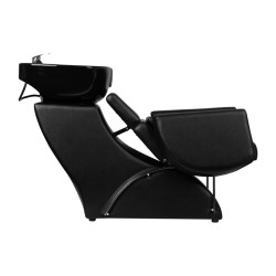 Gabbiano lavabo per parrucchiere Santiago nero 2