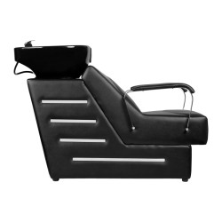 Gabbiano barber's Orlean barber's wash station nero 2