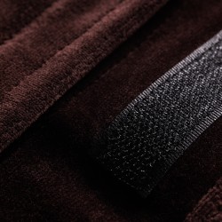 Archetto cosmetico in velluto marrone 2