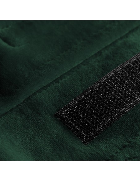 Banda cosmetica in velluto verde