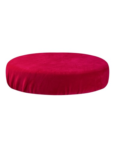 Copri sgabello in velluto fucsia