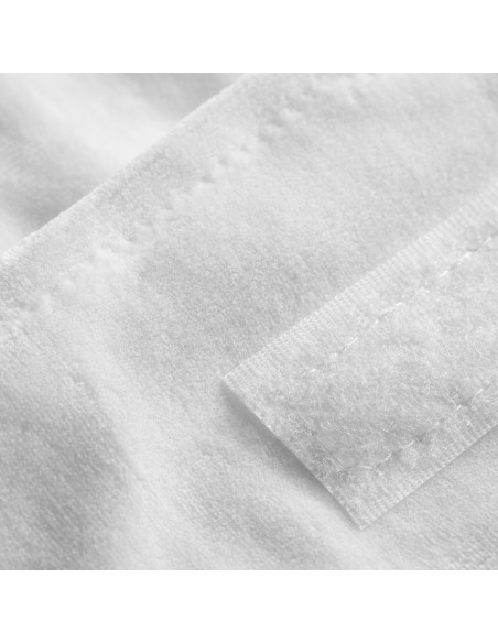 Banda cosmetica in velluto bianco