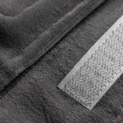 Banda cosmetica in velluto grigio 2