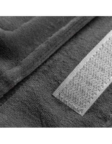 Banda cosmetica in velluto grigio