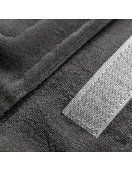 Banda cosmetica in velluto grigio