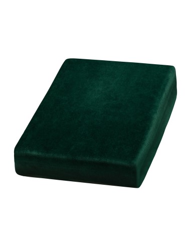 Lenzuolo da letto in velluto verde bottiglia