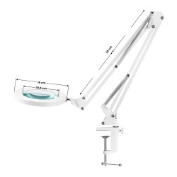 Lampada da tavolo a led Glow 308 bianco USB 
