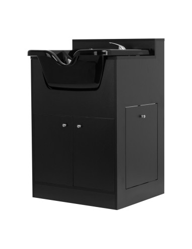 Gabbiano barber wash station BB06 nero