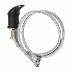 Rubinetto per parrucchiere nero 2