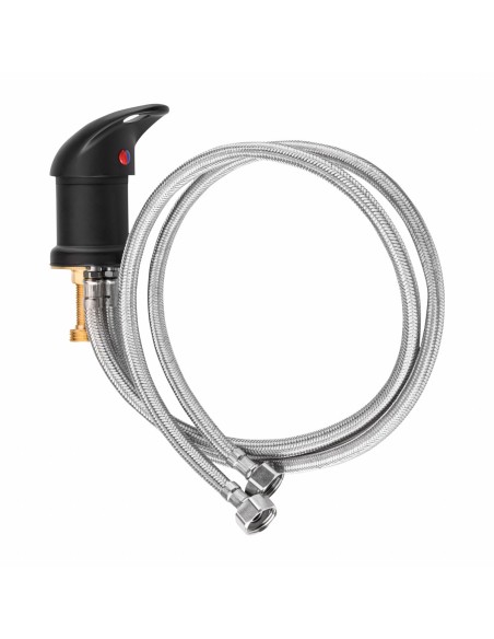 Rubinetto per parrucchiere nero