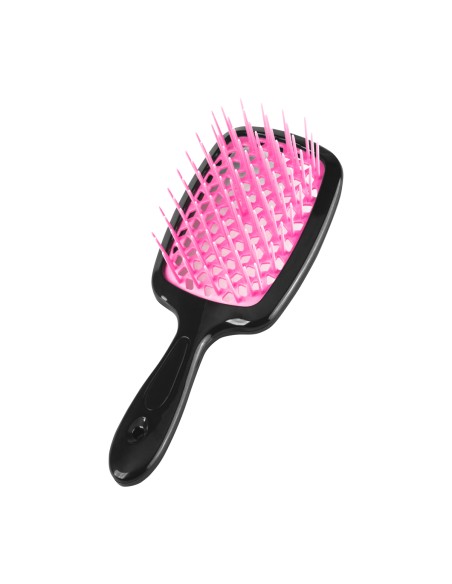 Spazzola per capelli HS nera e rosa
