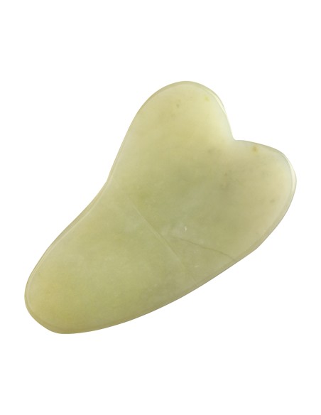 Pietra di giada Gua Sha per il massaggio del viso