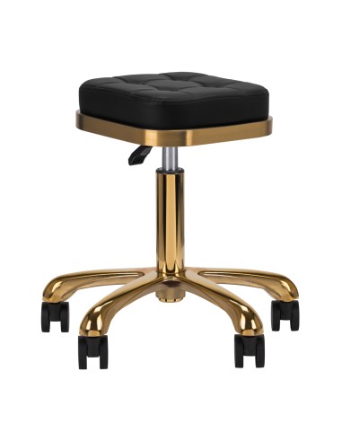 Sgabello cosmetico M-1645 oro nero