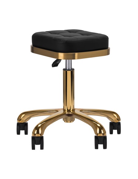 Sgabello cosmetico M-1645 oro nero