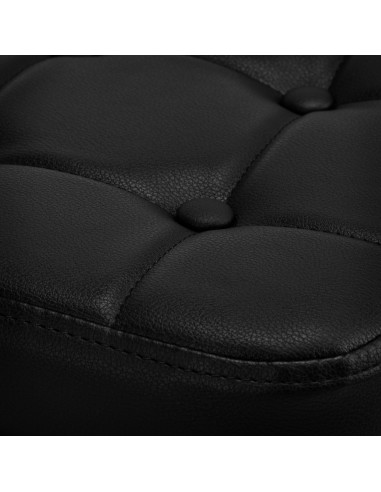 Sgabello cosmetico M-1645 oro nero