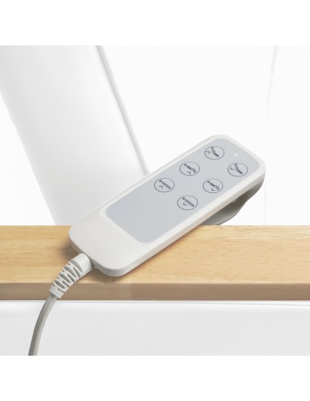 Sedia estetica elettrica SILLON Lux 273b 3 motori bianco 