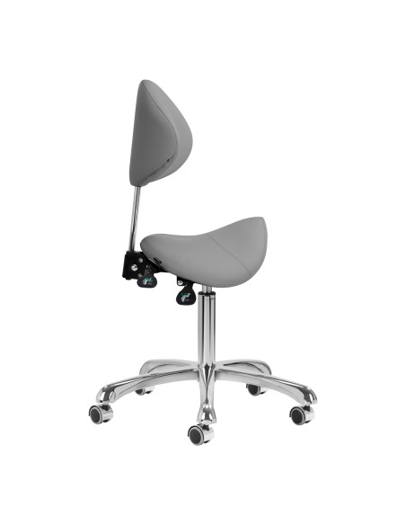 Sgabello cosmetico Giovanni 1004 grigio