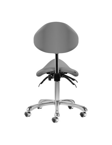 Sgabello cosmetico Giovanni 1004 grigio